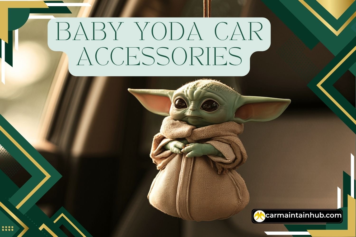 baby yoda car accessories
